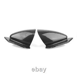 2X Carbon Fiber Rear Side Mirror Cover For Mitsubishi Evolution EVO 2004-2009 05