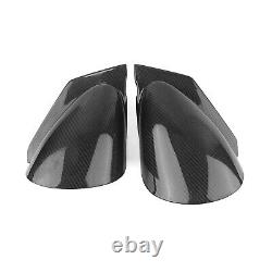 2X Carbon Fiber Rear Side Mirror Cover For Mitsubishi Evolution EVO 2004-2009 05