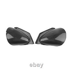 2X Carbon Fiber Rear Side Mirror Cover For Mitsubishi Evolution EVO 2004-2009 05