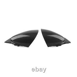 2X Carbon Fiber Rear Side Mirror Cover For Mitsubishi Evolution EVO 2004-2009 05