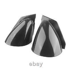 2X Carbon Fiber Rear Side Mirror Cover For Mitsubishi Evolution EVO 2004-2009 05