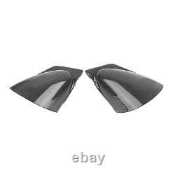 2X Carbon Fiber Rear Side Mirror Cover For Mitsubishi Evolution EVO 2004-2009 05