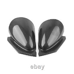 2X Carbon Fiber Rear Side Mirror Cover For Mitsubishi Evolution EVO 2004-2009 05