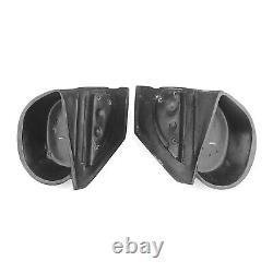 2X Carbon Fiber Rear Side Mirror Cover For Mitsubishi Evolution EVO 2004-2009 05