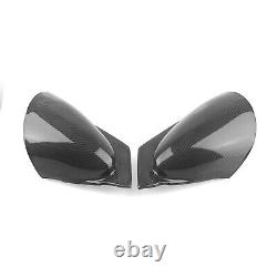 2X Carbon Fiber Rear Side Mirror Cover For Mitsubishi Evolution EVO 2004-2009 05