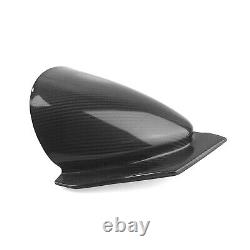 2X Carbon Fiber Rear Side Mirror Cover For Mitsubishi Evolution EVO 2004-2009 05