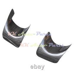 Carbon Fiber Rear Pipe Cover Exhaust Heat Shields For Mitsubishi EVO 10 X 2008UP