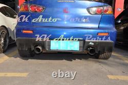 Carbon Fiber Rear Pipe Cover Exhaust Heat Shields For Mitsubishi EVO 10 X 2008UP