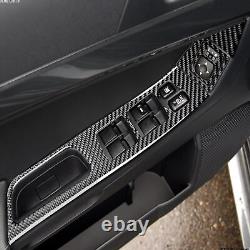 Carbon Fiber Window Lift Switch Cover For Mitsubishi Lancer / EVO X 08-15 Auto