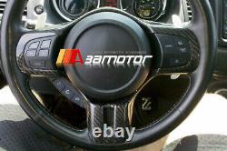Carbon Fibre Steering Wheel Trim Cover fits Mitsubishi Evolution X EVO 10 CZ4A