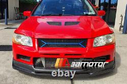 Carbon Fibre UX Style Front Bumper Lip Splitter fits MITSUBISHI Evolution EVO 7