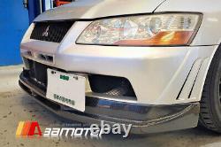 Carbon Fibre UX Style Front Bumper Lip Splitter fits MITSUBISHI Evolution EVO 7