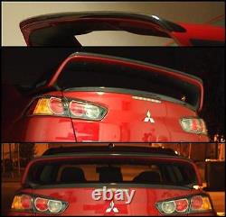 Carbon Rear Gurney Flap lip Spoiler Fits Mitsubishi Evo EVOLUTION 10 EVO X