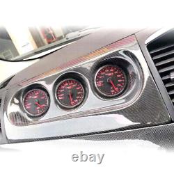 Dry Carbon Fiber Co-Pilot Dashboard Panel Cover For Mitsubishi Lancer EVO 08-12