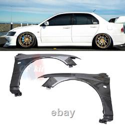 For 03-05 Mitsubishi Lancer Evo8 Oe Style Carbon Fiber Fender Side Air Outlet