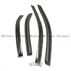 For Misubishi EVO 7 8 9 Carbon Fiber Window Visor Rain Guard Wind Deflector