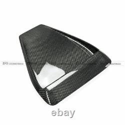 For Mitsubishi EVO 10 X CS Style Front Vent Hood Scoop Trim Carbon Fiber Bodykit