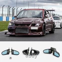 For Mitsubishi EVO 7 8 9 RHD CT9A GND Carbon Fiber Aero Side Rearview Mirrors