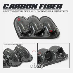 For Mitsubishi EVO 7 8 9 (RHD) Carbon Fiber Interior 52MM Dash Triple Gauge Pod