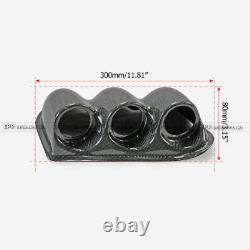 For Mitsubishi EVO 7 8 9 (RHD) Carbon Fiber Interior 52MM Dash Triple Gauge Pod