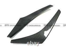 For Mitsubishi Evolution EVO 8 Carbon Fiber 2pcs Front Bumper Canards