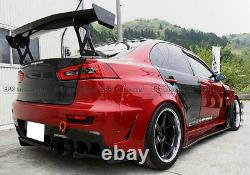 For Mitsubishi Evolution Evo 10 X VSStyle Carbon Fiber Rear Trunk Spoiler Wings