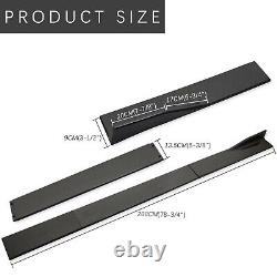 For Mitsubishi Lancer EVO X Carbon Side Skirts Rocker Extension Panel Splitter