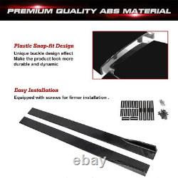 For Mitsubishi Lancer EVO X Carbon Side Skirts Rocker Extension Panel Splitter