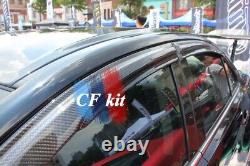 For Mitsubishi Lancer Ex Evolution Evo 10 2008-2015 Carbon Fiber Window Visor