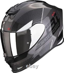 Helmet Fiber Motorcycle ECE-2206 Scorpion Exo R1 Evo Air Final Black Gray White