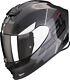 Helmet Fiber Motorcycle ECE-2206 Scorpion Exo R1 Evo Air Final Black Gray White
