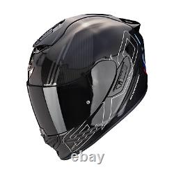 Helmet Scorpion EXO-1400 Evo II Carbon Air Reika Black Money Blue 2024