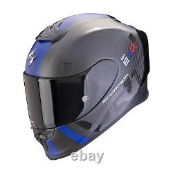 Helmet Scorpion EXO-R1 Evo Carbon Air MG Matte Black Blue 2024