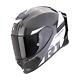 Helmet Scorpion EXO-R1 Evo Carbon Air Rally Black White 2024