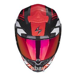 Helmet Scorpion EXO-R1 Evo Carbon Air Supra Black Red New 2023