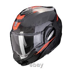 Helmet Scorpion Exo-Tech Evo Carbon Rover Black Red 2024