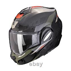 Helmet Scorpion Exo-Tech Evo Carbon Rover Green Black 2024
