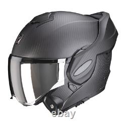 Helmet Scorpion Exo-Tech Evo Carbon Solid Matte Black