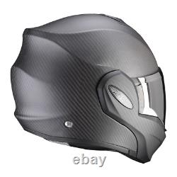 Helmet Scorpion Exo-Tech Evo Carbon Solid Matte Black