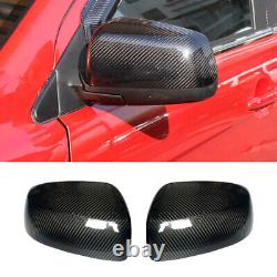 Left + Right Side Wing Door Mirror Cover Cap Fit For Mitsubishi Lancer EX EVO X