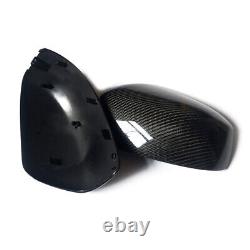 Left + Right Side Wing Door Mirror Cover Cap Fit For Mitsubishi Lancer EX EVO X