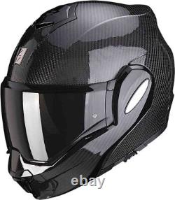 Motorcycle Helmet Carbon Modular Tipper Scorpion Exo Tech Evo Carbon Size XXL