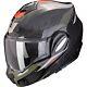 Motorcycle Helmet Flip up L Scorpion Exo-Tech Evo Carbon Rover Black-Green