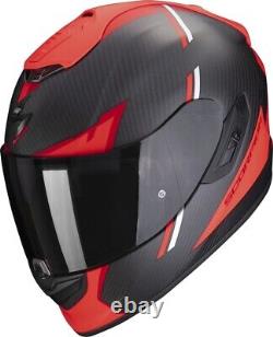 Motorcycle Helmet Integral 2206 Scorpion EXO 1400 EVO AIR CARBON Kendal Black