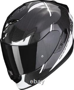 Motorcycle Helmet Integral 2206 Scorpion EXO 1400 EVO AIR CARBON Kendal by Black