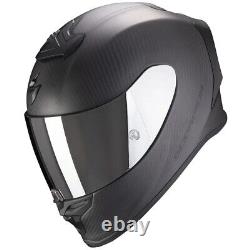 Motorcycle Helmet Integral ECE-2206 Scorpion Exo R1 Evo Black Carbon Air Matt S