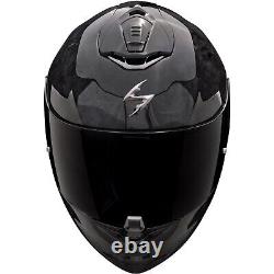 Motorcycle Integral Helmet S Scorpion EXO-1400 Evo 2 II Carbon Air Onyx Black