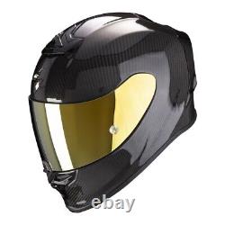 Motorcycle Scorpion EXO-R1 EVO Carbon Air Integral Helmet (Black/Carbon) Size