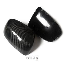 Pair Wing Rearview Side Mirror Cover Case Cap Fit For Mitsubishi Lancer EX EVO X
