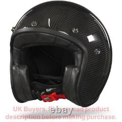 Premier Le Petit Classic Evo Carbon Jet Helmet New! Free Shipping